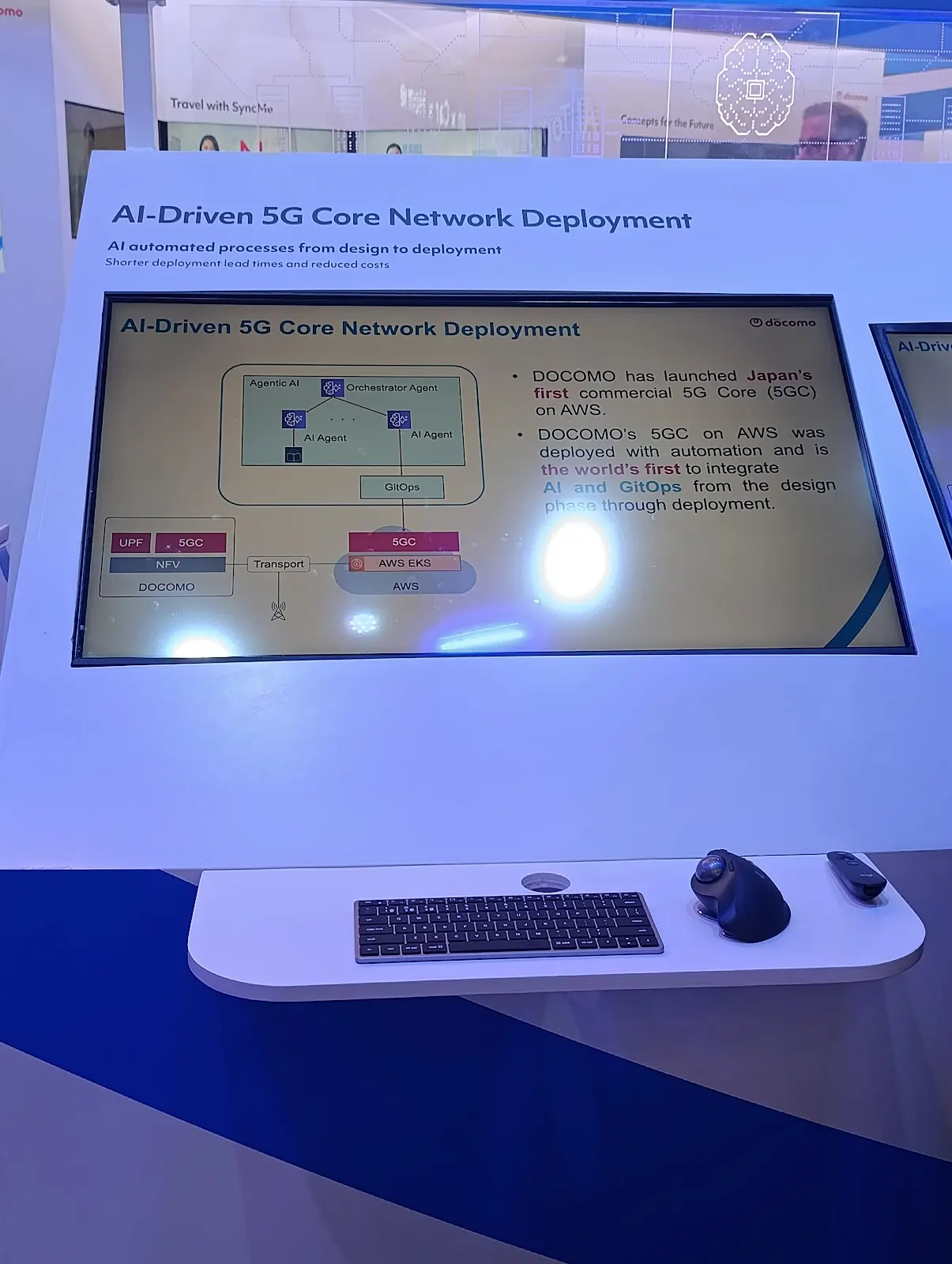 NTT Docomo 5G core on AWS